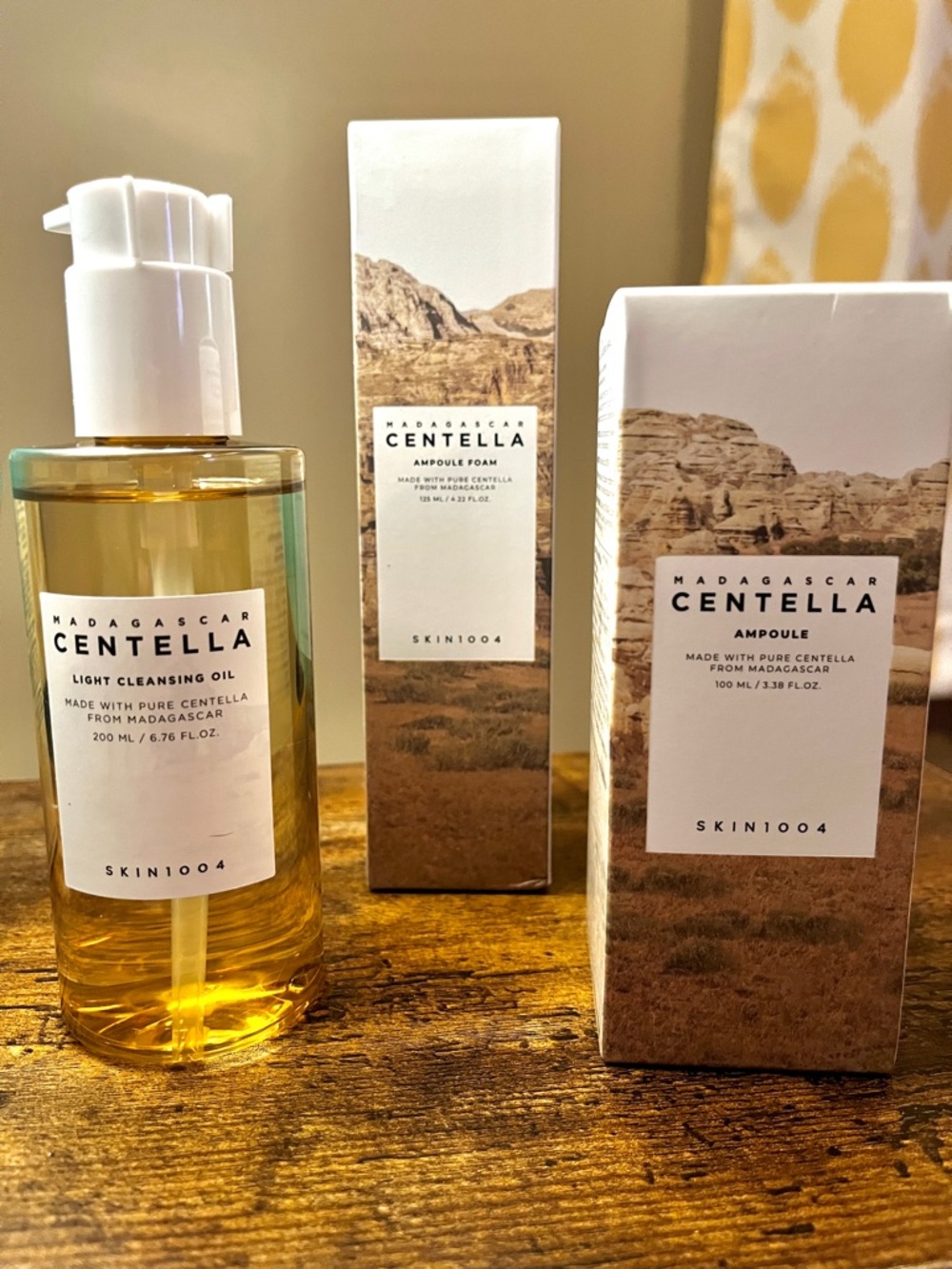 Skin1004 Madagascar Centella Ampoule Cleansing & Moisturizer set